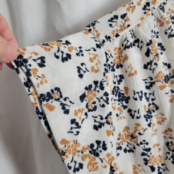 Liz Claiborne Size XXL Plus Women's Blouse Button Front Floral short slv gauzy - Picture 9 of 11